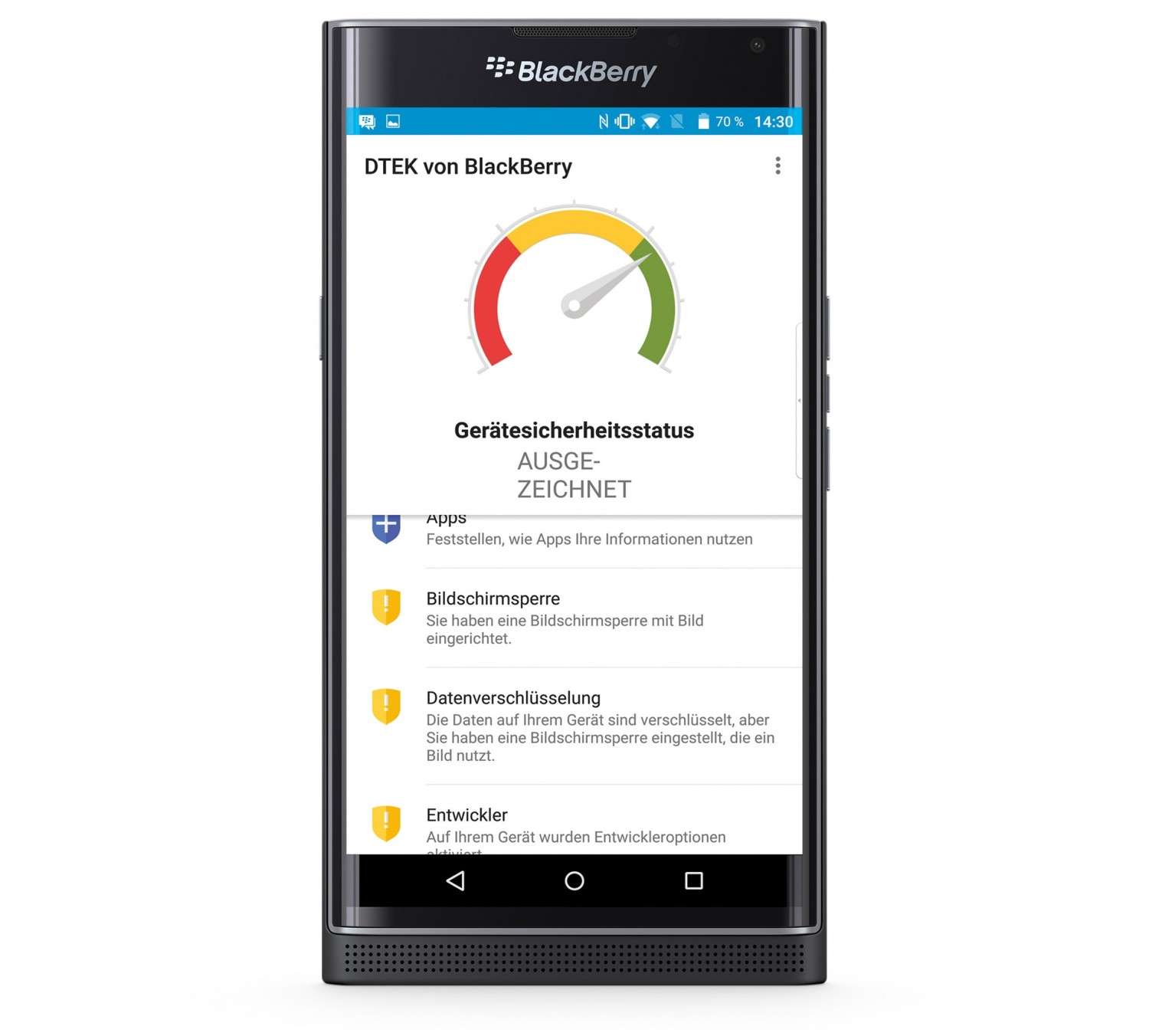 Smartphones Blackberry PRIV im Test, Bild 4