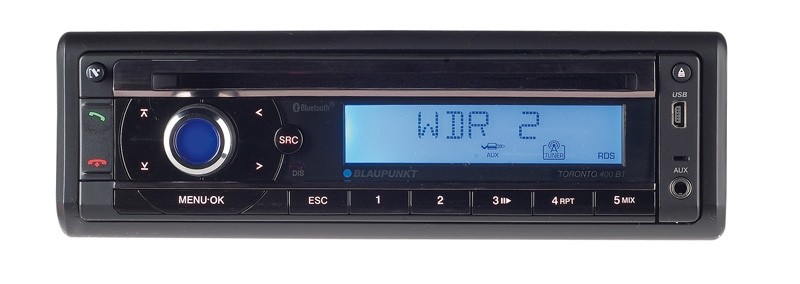 1-DIN-Autoradios Blaupunkt Toronto 400BT im Test, Bild 2