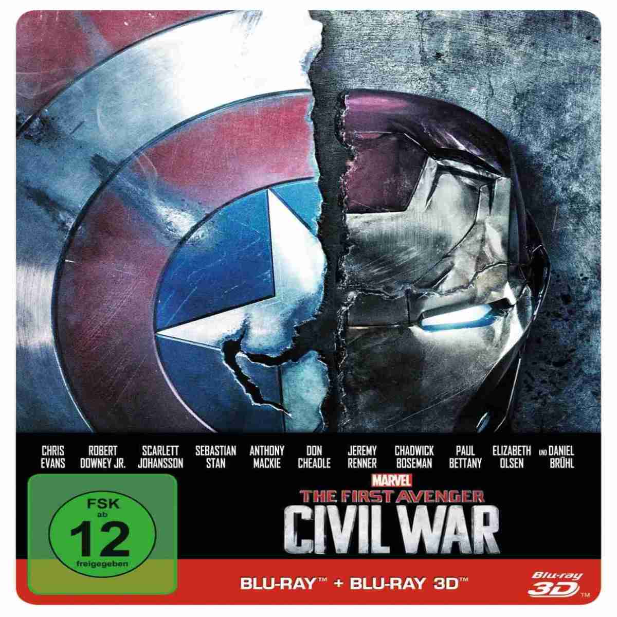 Test BluRay Film The First Avenger Civil War (Walt Disney)