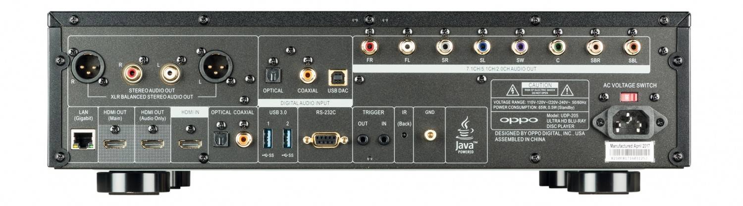 Der Ausnahme- Spieler: Oppo UDP-205, Bild 3 Blu-ray-Player Oppo UDP-205 im Test, Bild 3