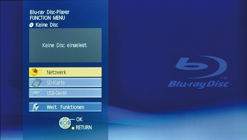 Aus dem Vollen: Panasonic DMP-BD85, Bild 3 Blu-ray-Player Panasonic DMP-BD85 im Test, Bild 3