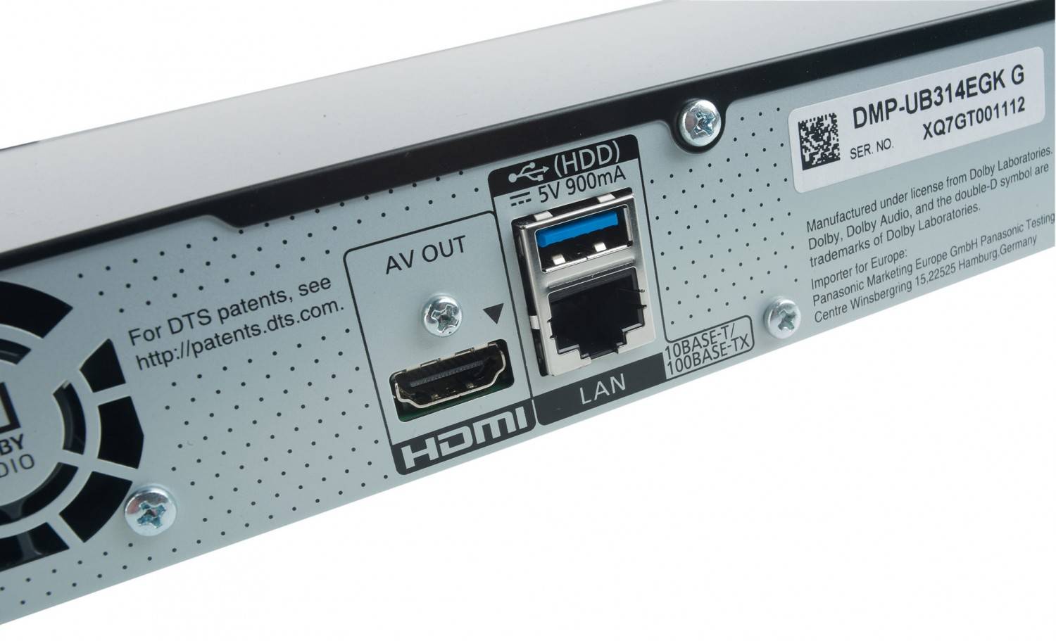 Understatement: Panasonic DMP-UB314, Bild 4 Blu-ray-Player Panasonic DMP-UB314 im Test, Bild 4