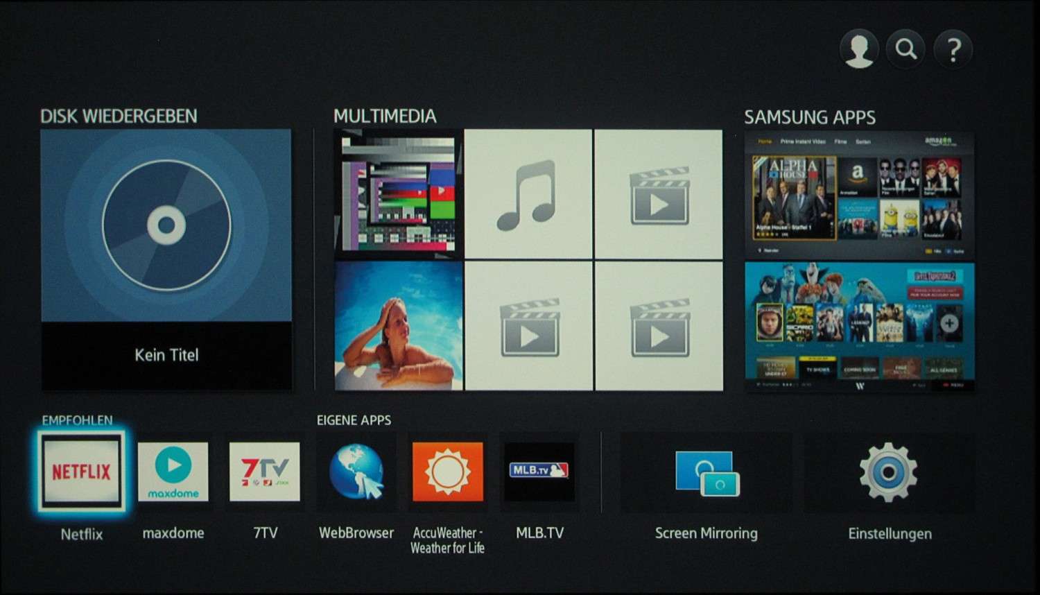 On Top: Samsung BD-J7500, Bild 5 Blu-ray-Player Samsung BD-J7500 im Test, Bild 5