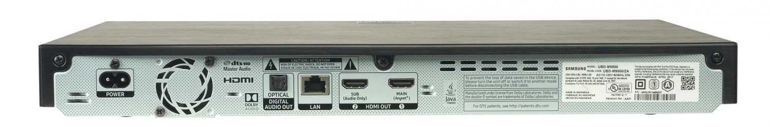 Ende der Fahnenstange: Samsung UBD-M9500, Bild 2 Blu-ray-Player Samsung UBD-M9500 im Test, Bild 2