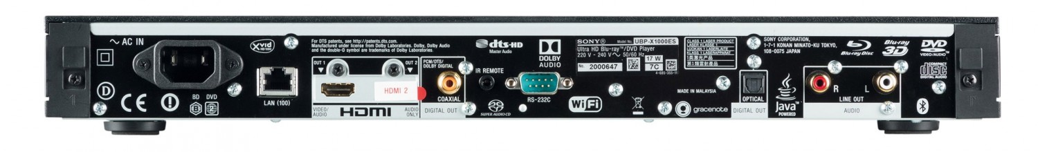 My Best Sony: Sony UBP-X1000ES, Bild 3 Blu-ray-Player Sony UBP-X1000ES im Test, Bild 3