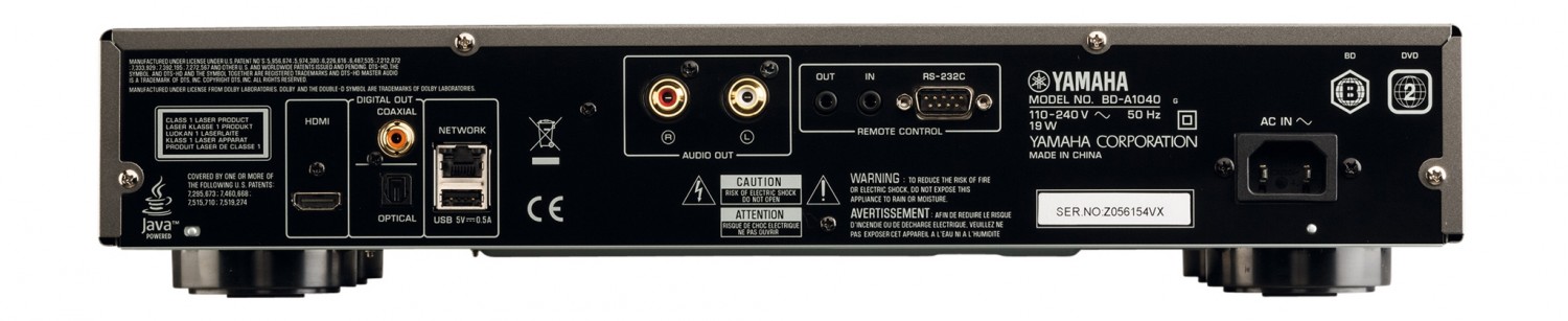 Soundgeil: Yamaha BD-A1040, Bild 2 Blu-ray-Player Yamaha BD-A1040 im Test, Bild 2