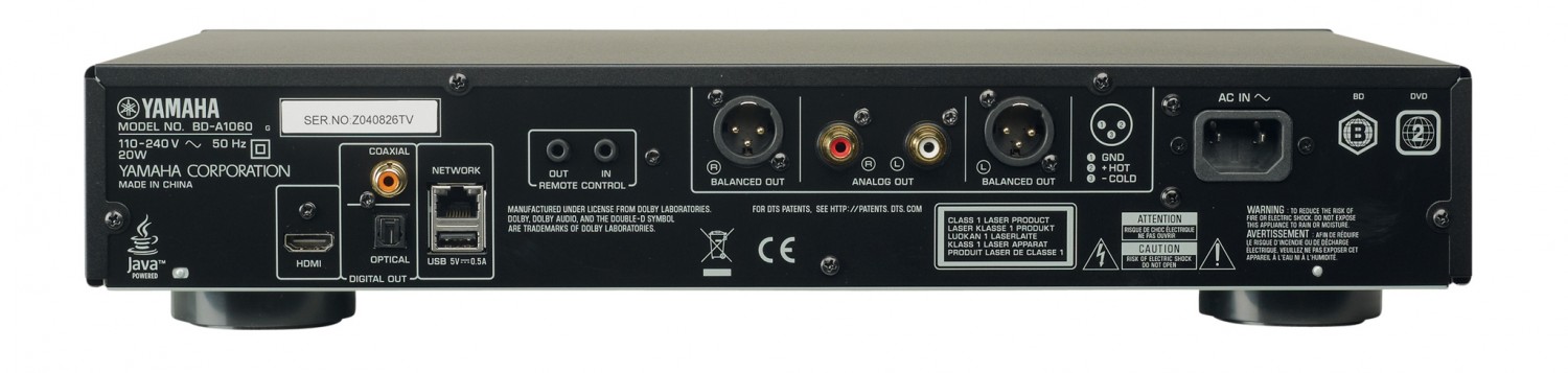 Understatement: Yamaha BD-A1060, Bild 6 Blu-ray-Player Yamaha BD-A1060 im Test, Bild 6