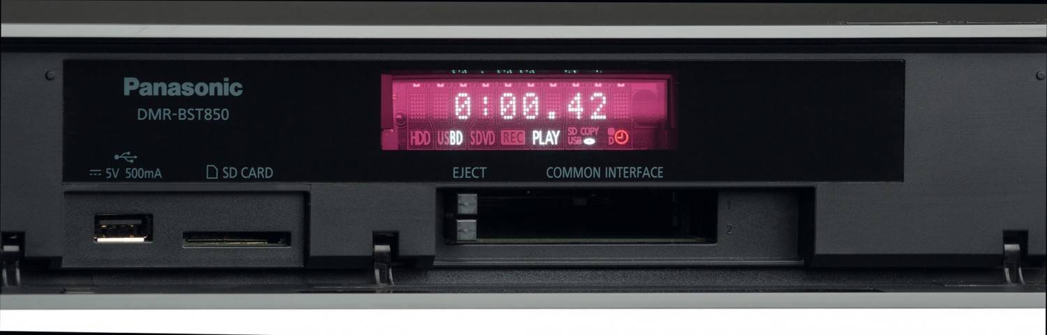Der Alles-kann-Rekorder: Panasonic DMR-BST850, Bild 5 Blu-ray-Rekorder Panasonic DMR-BST850 im Test, Bild 5