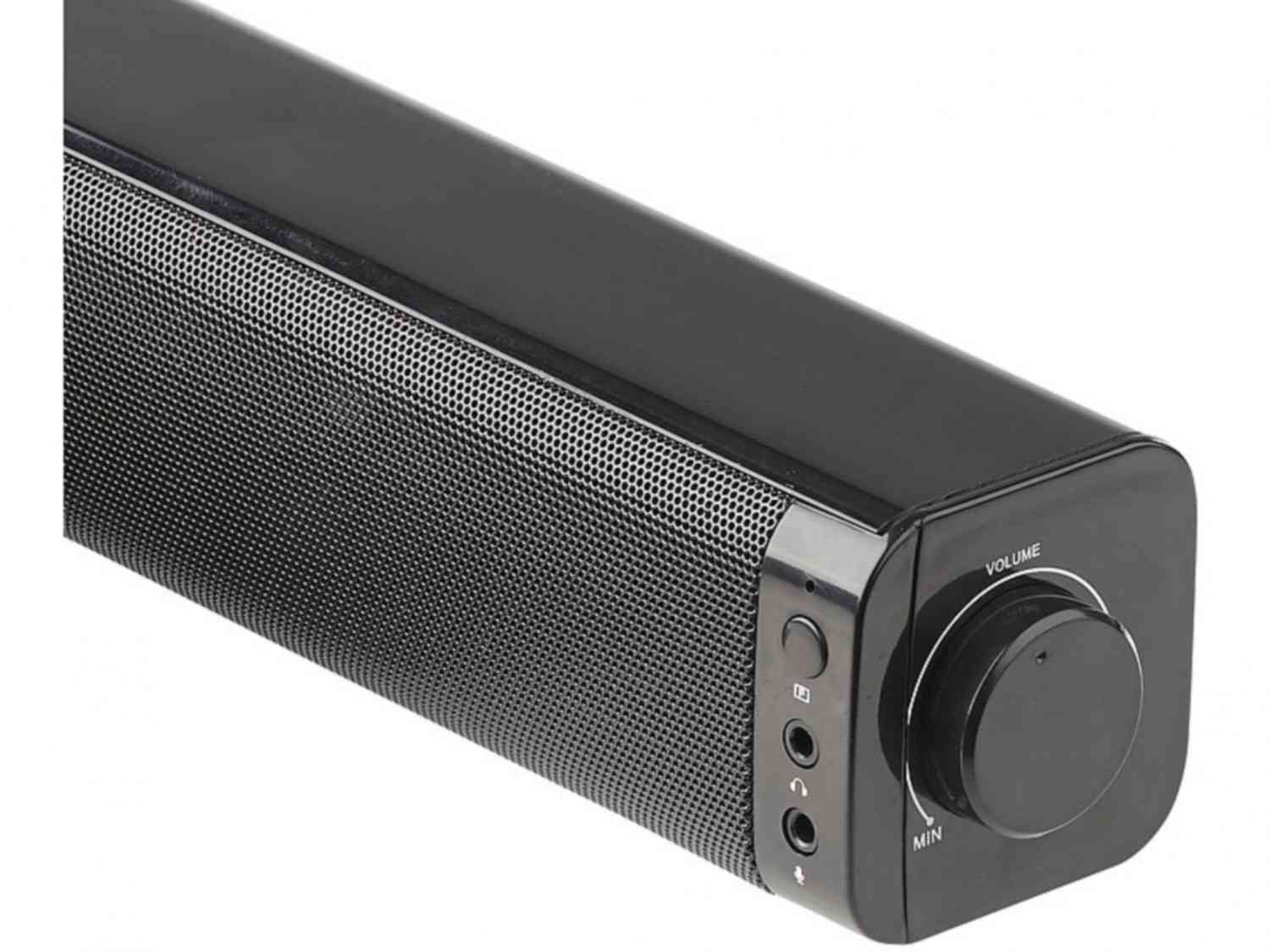Einfach praktisch: Auvisio PC-Stereo-Soundbar ZX-1590, Bild 2 Bluetooth-Lautsprecher Auvisio PC-Stereo-Soundbar ZX-1590 im Test, Bild 2