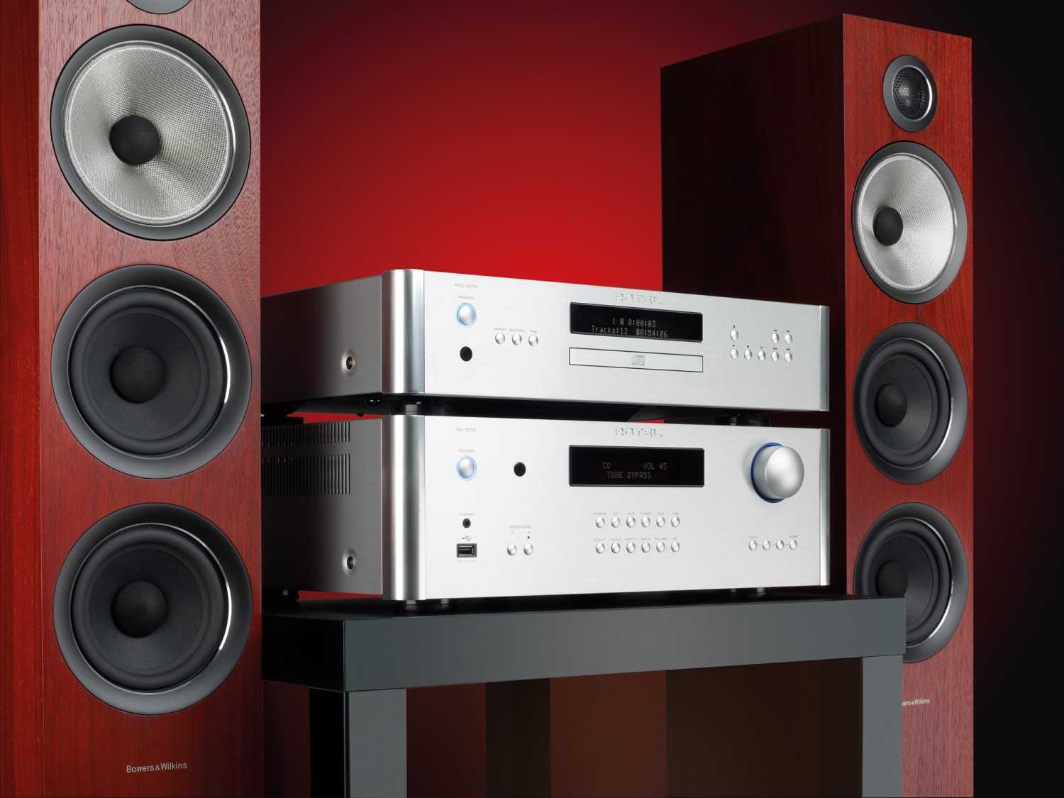 Systemtest: Bowers & Wilkins 704 S2, Rotel RCD-1572, Rotel RA-1572, Bild 1 Lautsprecher Stereo Bowers & Wilkins 704 S2, Rotel RCD-1572, Rotel RA-1572 im Test , Bild 1
