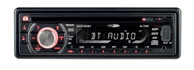 1-DIN-Autoradios Caliber MCD 263BT im Test, Bild 2