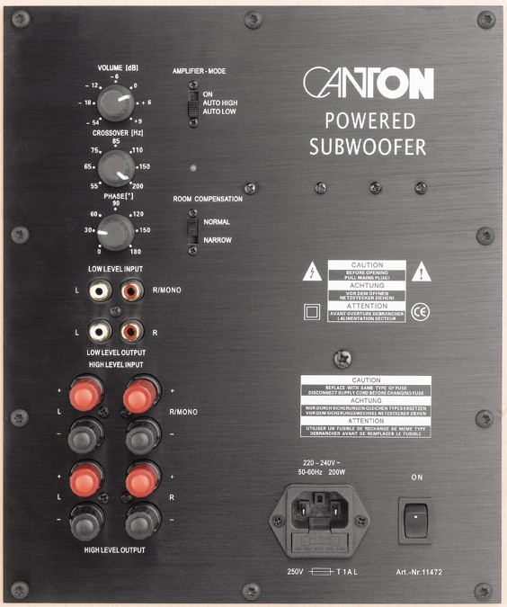 Lautsprecher Surround Canton GLE 400 im Test, Bild 4