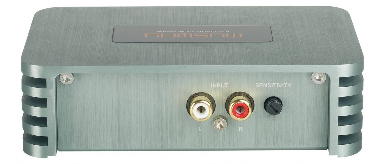 Musway P2 – winzige Zweikanalendstufe mit mächtig Leistung: Musway P2, Bild 2 Car-HiFi Endstufe 2-Kanal Musway P2 im Test, Bild 2