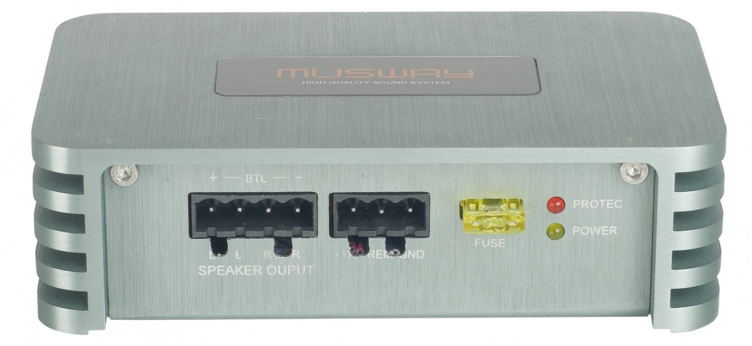 Musway P2 – winzige Zweikanalendstufe mit mächtig Leistung: Musway P2, Bild 3 Car-HiFi Endstufe 2-Kanal Musway P2 im Test, Bild 3
