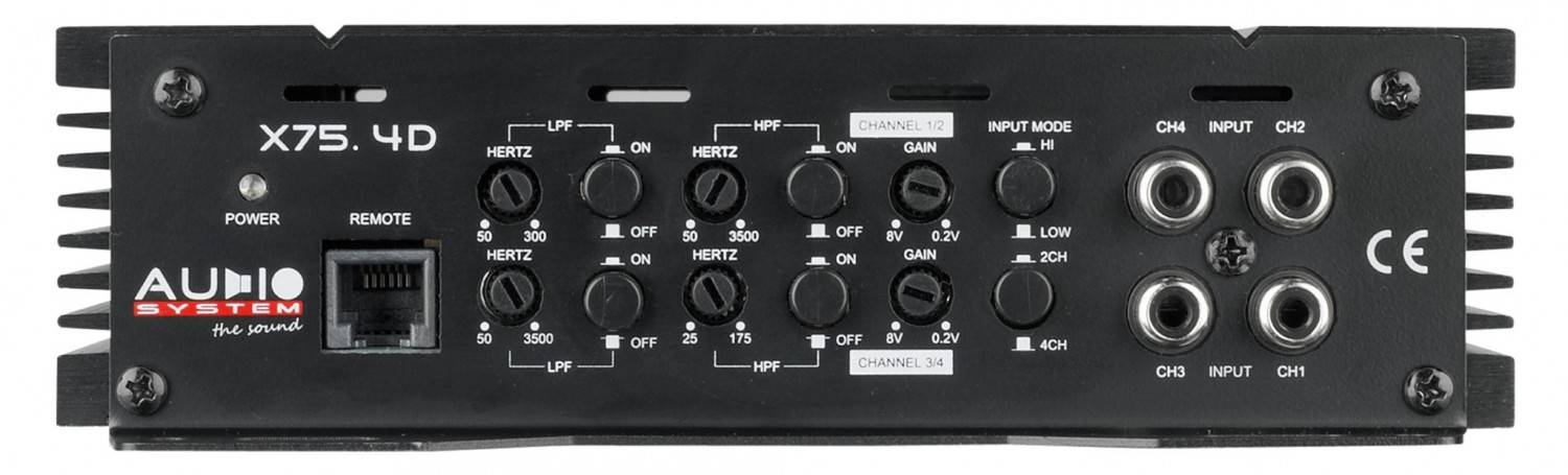 Ohne Kompromisse: Audio System X 75.4 D, Bild 4 Car-HiFi Endstufe 4-Kanal Audio System X 75.4 D im Test, Bild 4