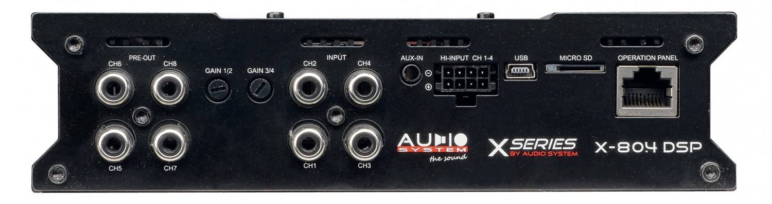 Car-HiFi Endstufe 4-Kanal Audio System X-80.4 DSP im Test, Bild 3