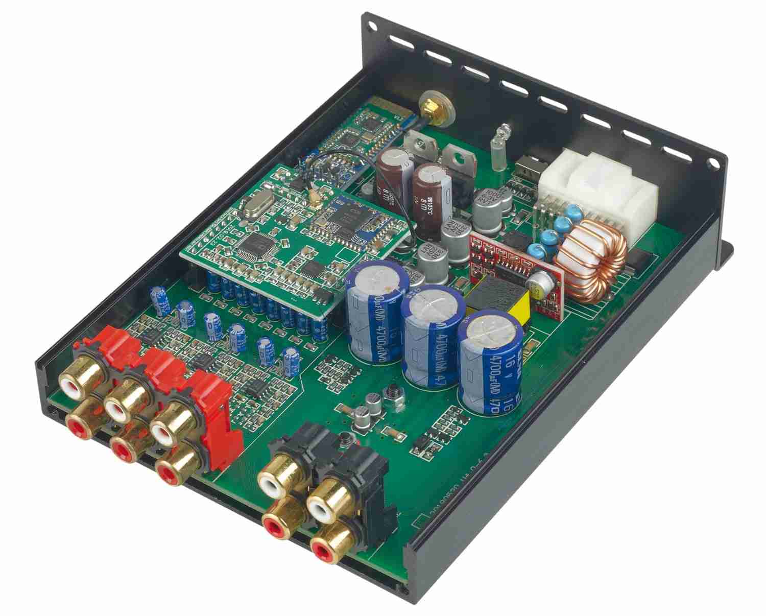 A540DSP – günstige DSP-Endstufe von Axton: Axton A540DSP, Bild 3 Car-HiFi Endstufe 4-Kanal Axton A540DSP im Test, Bild 3