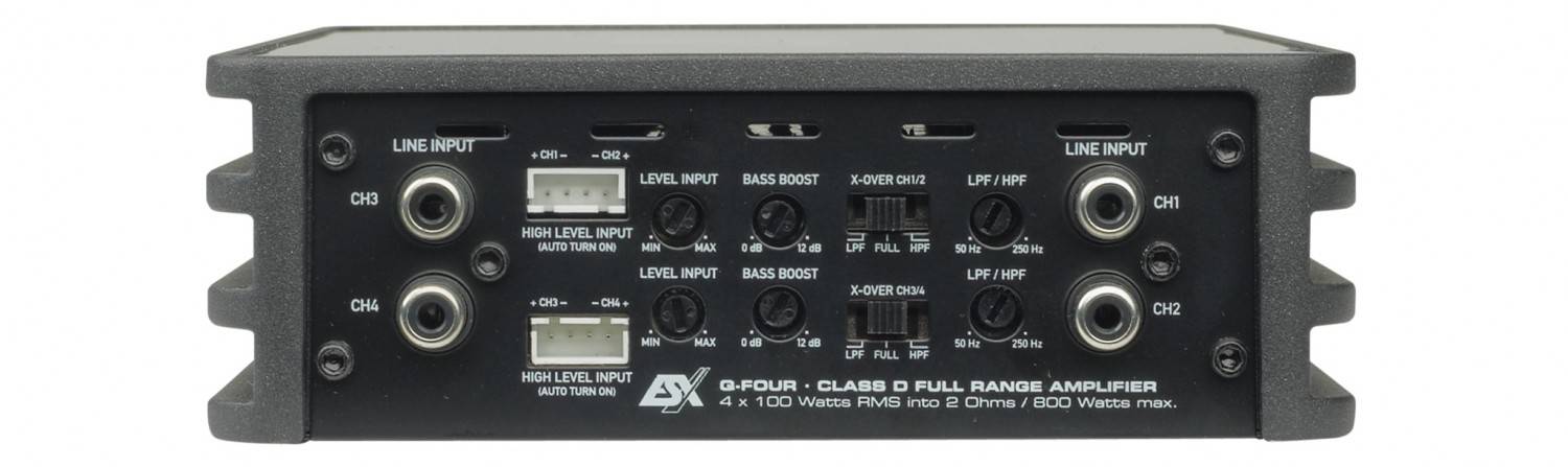 ESX Q-Four, Bild 4 Car-HiFi Endstufe 4-Kanal ESX Q-Four im Test, Bild 4