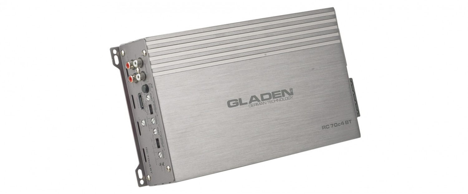 Gladen RC 70c4 BT: Gladen Audio RC 70c4 BT, Bild 8 Car-HiFi Endstufe 4-Kanal Gladen Audio RC 70c4 BT im Test, Bild 8