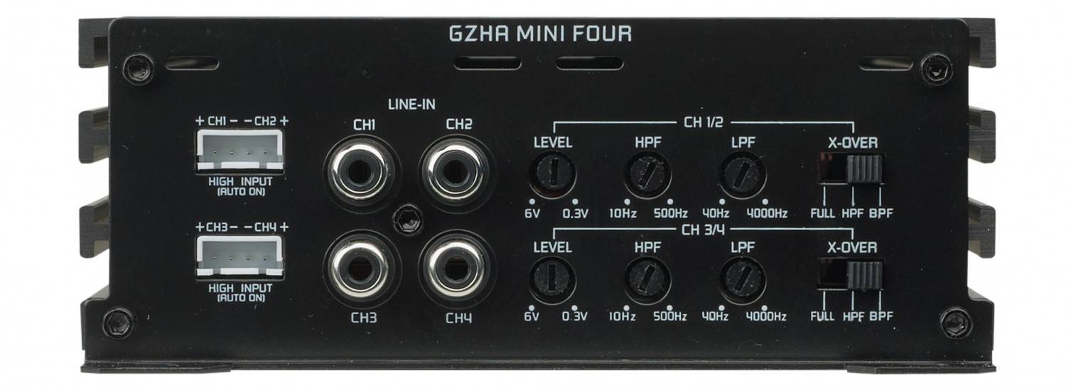 Ground Zero GZHA Mini Four, Bild 3 Car-HiFi Endstufe 4-Kanal Ground Zero GZHA Mini Four im Test, Bild 3