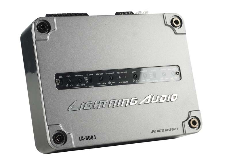 Car-HiFi Endstufe Mono Lightning Audio LA-1600MD, Lightning Audio LA-8004 im Test , Bild 6