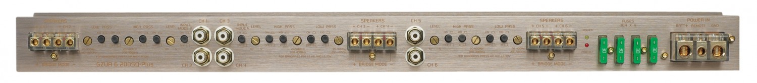 Angriff auf die Spitze: Ground Zero GZUA 6.200 SQ-Plus, Bild 3 Car HiFi Endstufe Multikanal Ground Zero GZUA 6.200 SQ-Plus im Test, Bild 3