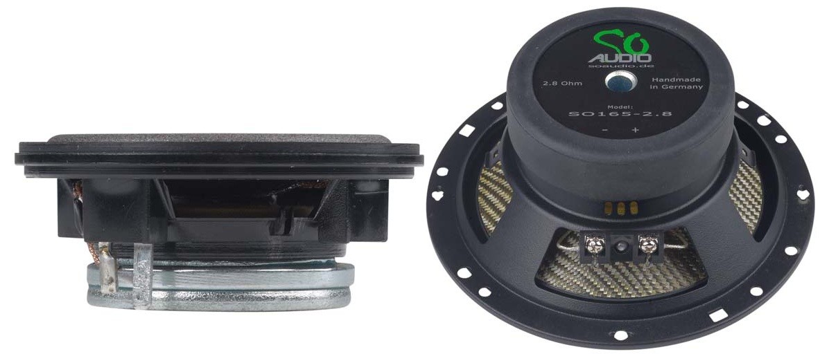 Car-HiFi für Erwachsene: SOaudio SO165-2.8/SO55neo/SO19neo, Bild 2 Car-HiFi-Lautsprecher 16cm SOaudio SO165-2.8/SO55neo/SO19neo im Test, Bild 2