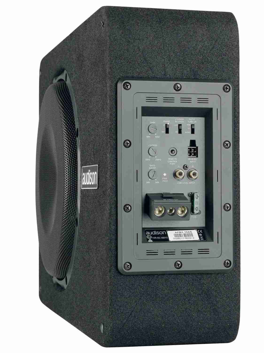 APBX 10 AS – flacher Aktivsubwoofer von Audison: Audison APBX 10 AS, Bild 2 Car-Hifi Subwoofer Aktiv Audison APBX 10 AS im Test, Bild 2