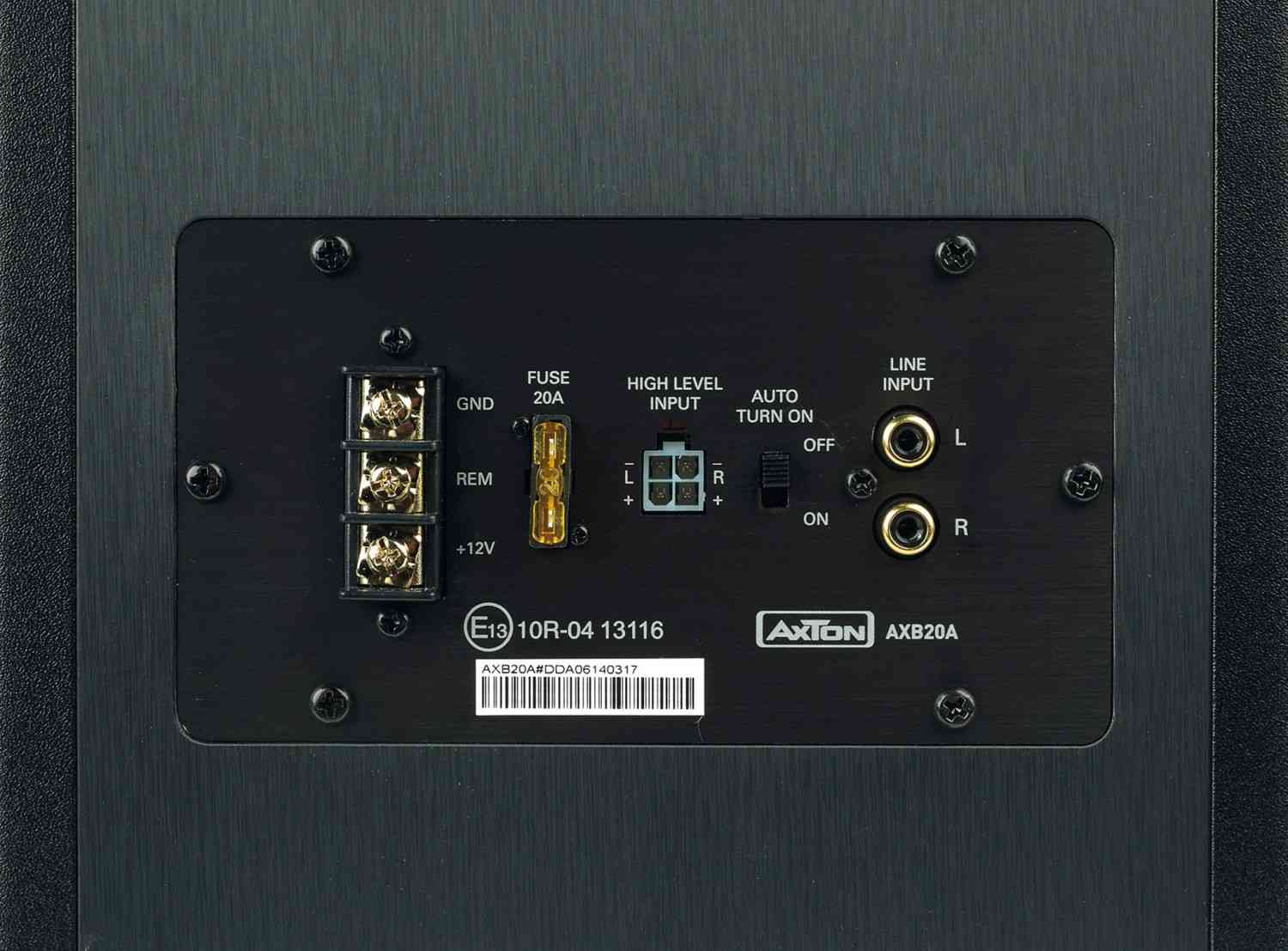 Mini maximal: Axton AXB20A, Bild 2 Car-Hifi Subwoofer Aktiv Axton AXB20A im Test, Bild 2
