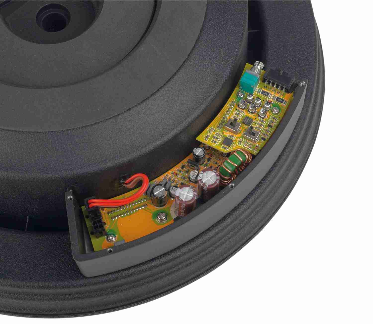 ESX SL300A – flacher Aktivsubwoofer fürs Reserverad: ESX SL300A, Bild 4 Car-Hifi Subwoofer Aktiv ESX SL300A im Test, Bild 4