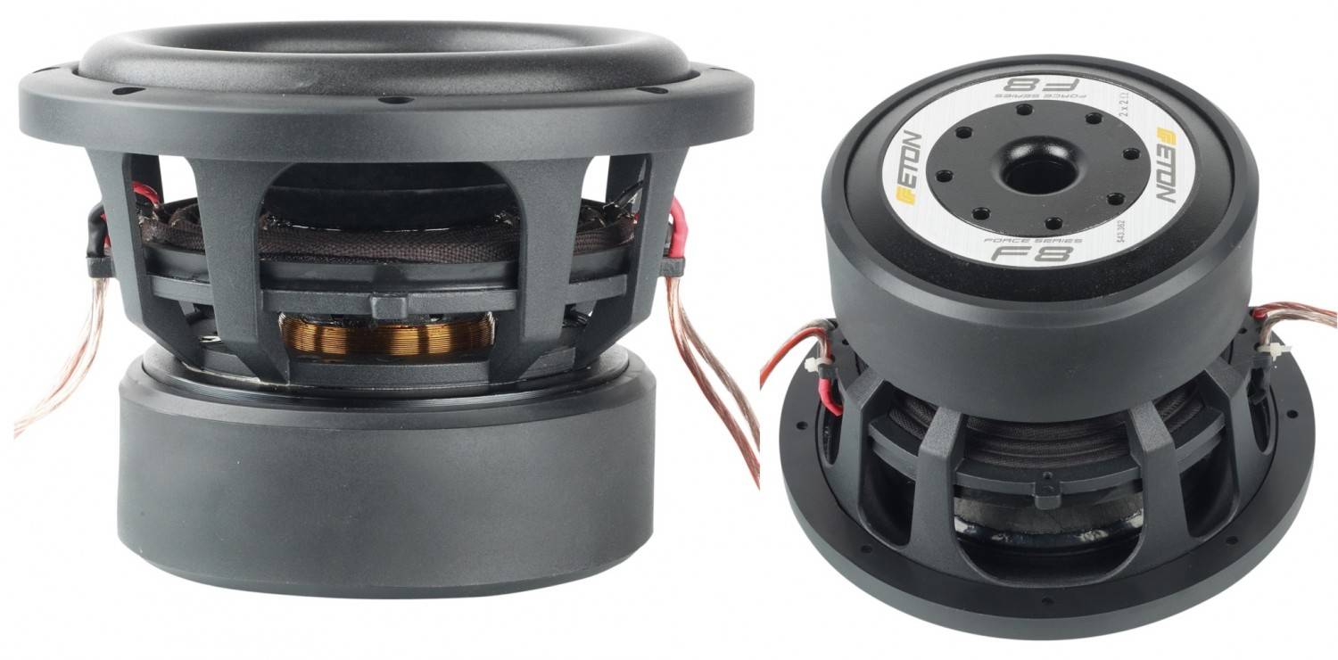Powerpaket: Eton F 8, Bild 2 Car-Hifi Subwoofer Chassis Eton F 8 im Test, Bild 2