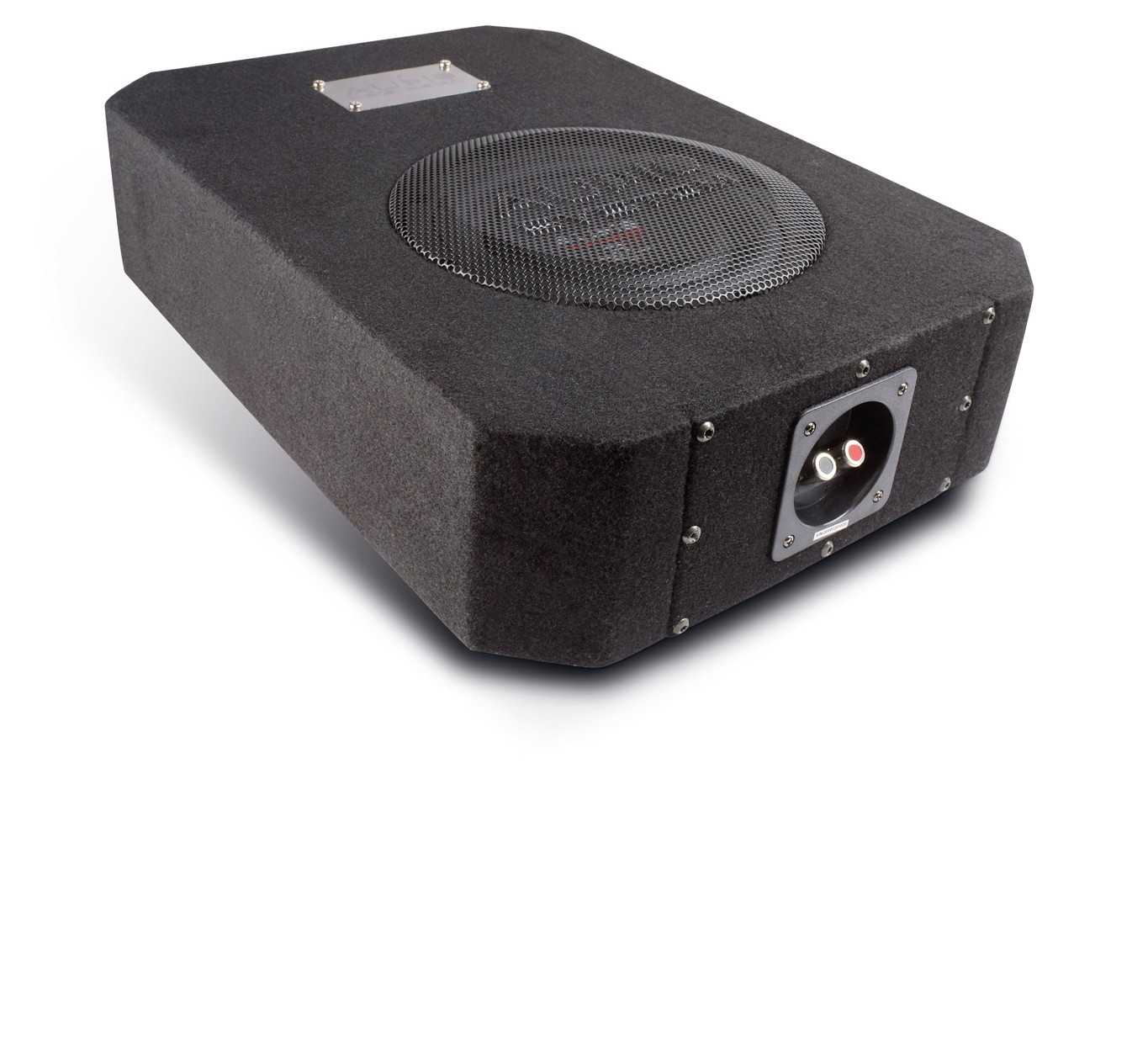 Auto Subwoofer Im Wohnzimmer Test Car-Hifi Subw
oofer Gehäuse - Audio System R08 Flat DBR Evo - sehr