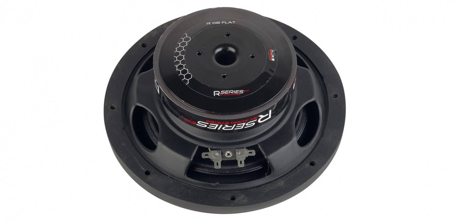 R08 Flat DBR Evo – neuer Flachsubwoofer von Audio System: Audio System R08 Flat DBR Evo, Bild 3 Car-Hifi Subwoofer Gehäuse Audio System R08 Flat DBR Evo im Test, Bild 3