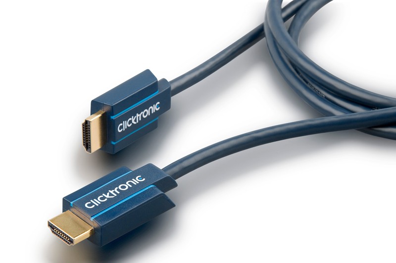 HDMI-Kabel Clicktronic Casual-Series: Clicktronic High Speed with Ethernet Casual Series, Bild 1 HDMI Kabel Clicktronic High Speed with Ethernet Casual Series im Test, Bild 1
