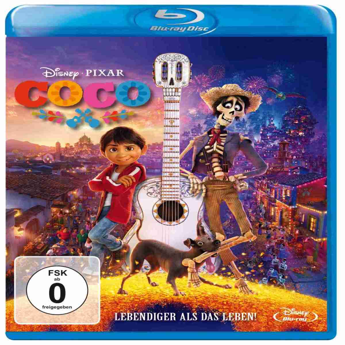 Test Bluray Film Coco Lebendiger als das Leben