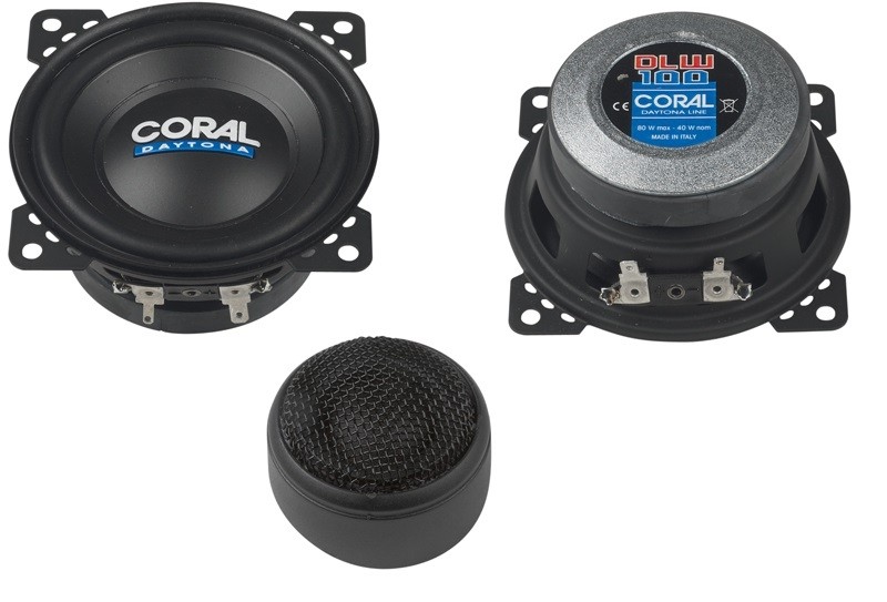 Car-HiFi-Lautsprecher 10cm Coral DLW 100 + DLT 36 im Test, Bild 1