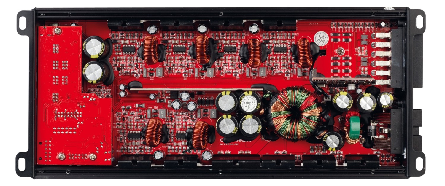 Bezahlbares Kraftwerk: Crunch GTX2600.6D, Bild 3 Car Hifi Endstufe Multikanal Crunch GTX2600.6D im Test, Bild 3