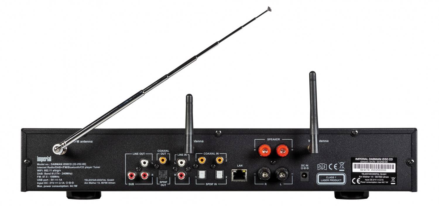 All-In-one-HiFi-System: Imperial DABMAN i550 CD, Bild 4 DAB+ Radio Imperial DABMAN i550 CD im Test, Bild 4