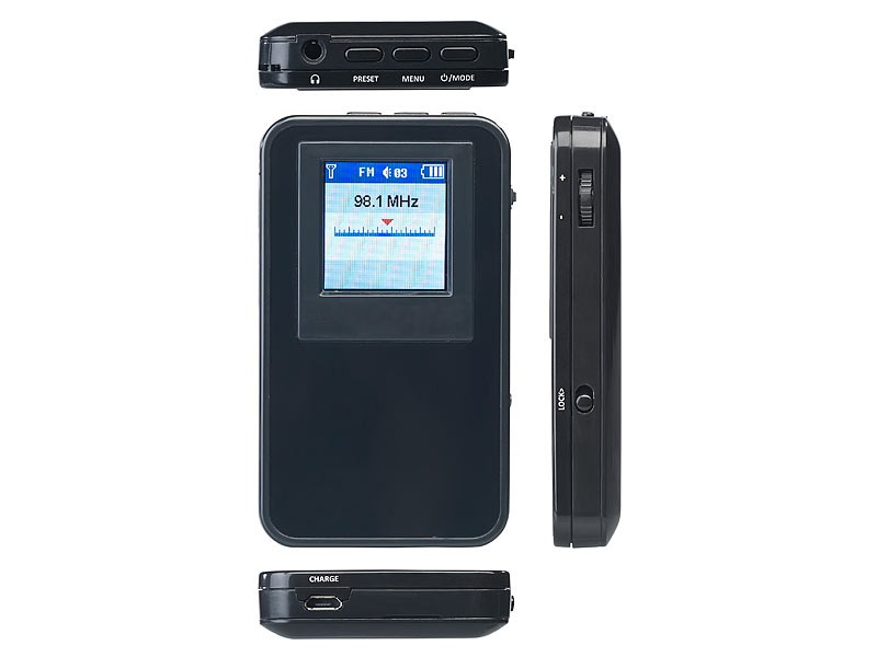 Digital unterwegs: Pearl VR-Radio DOR-320.mini, Bild 2 DAB+ Radio Pearl VR-Radio DOR-320.mini im Test, Bild 2