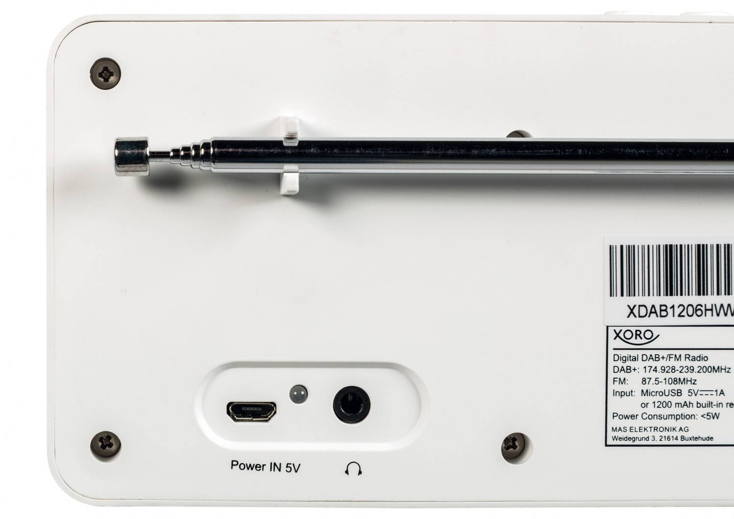 DAB+-Radio mit Akku für unterwegs: Xoro DAB 120, Bild 2 DAB+ Radio Xoro DAB 120 im Test, Bild 2