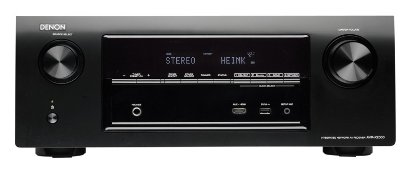 AV-Receiver Denon AVR-X2000 im Test, Bild 1