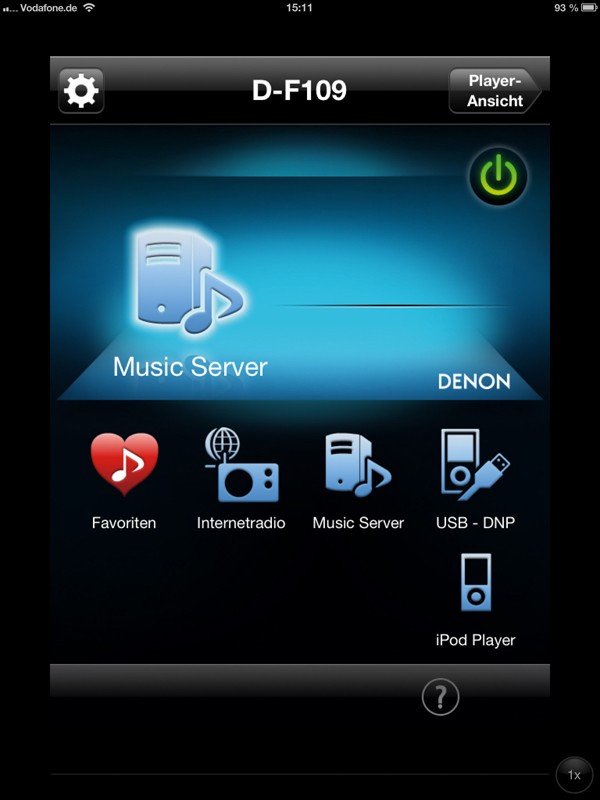 DLNA- / Netzwerk- Clients / Server / Player Denon DNP-F109 im Test, Bild 5