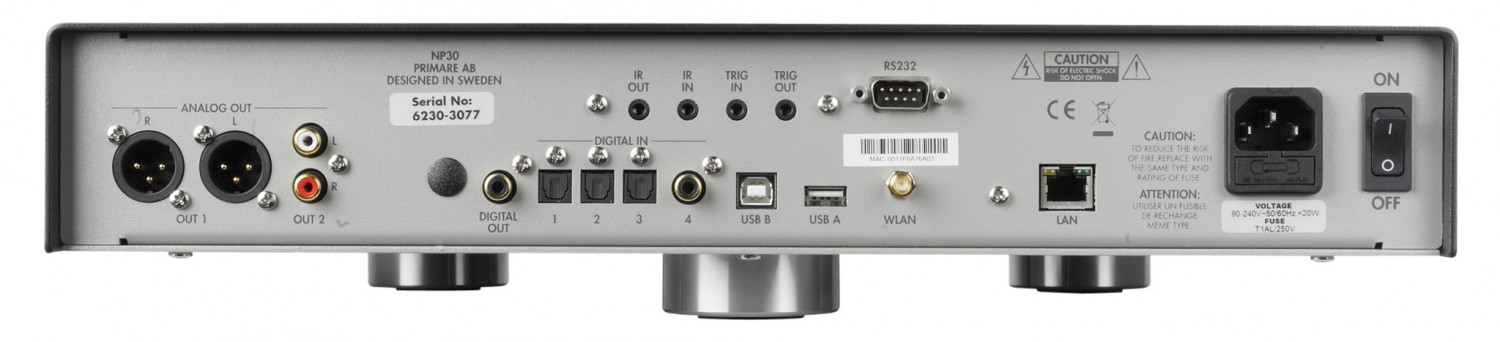 Ein Schuss Sahne: Primare NP30, Bild 3 DLNA- / Netzwerk- Clients / Server / Player Primare NP30 im Test, Bild 3