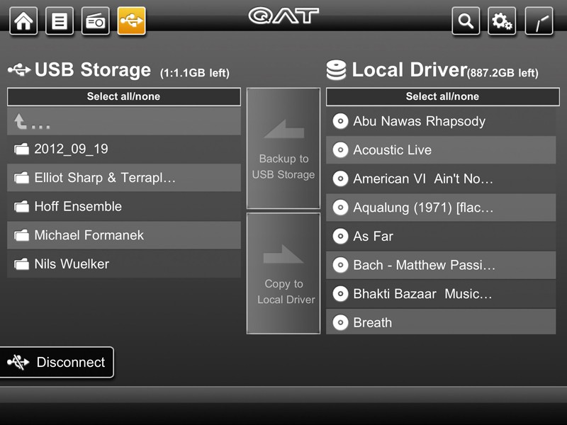 Glänzende Aussichten: QAT MS5, Bild 11 DLNA- / Netzwerk- Clients / Server / Player QAT MS5 im Test, Bild 11