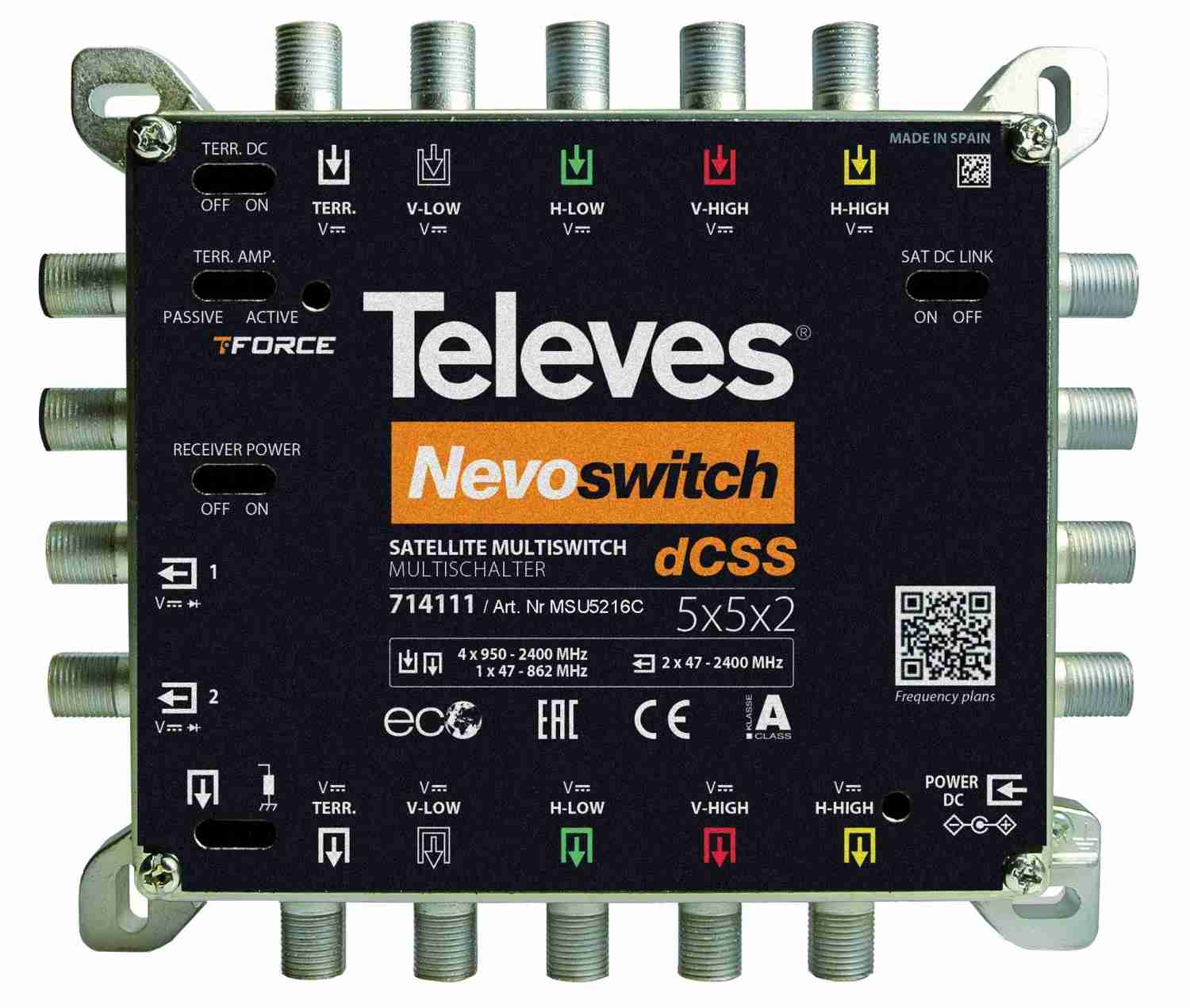 Zubehör Heimkino Durasat DUR-line MS 58 B, Televes dCSS NevoSwitch MSU5216C im Test , Bild 3