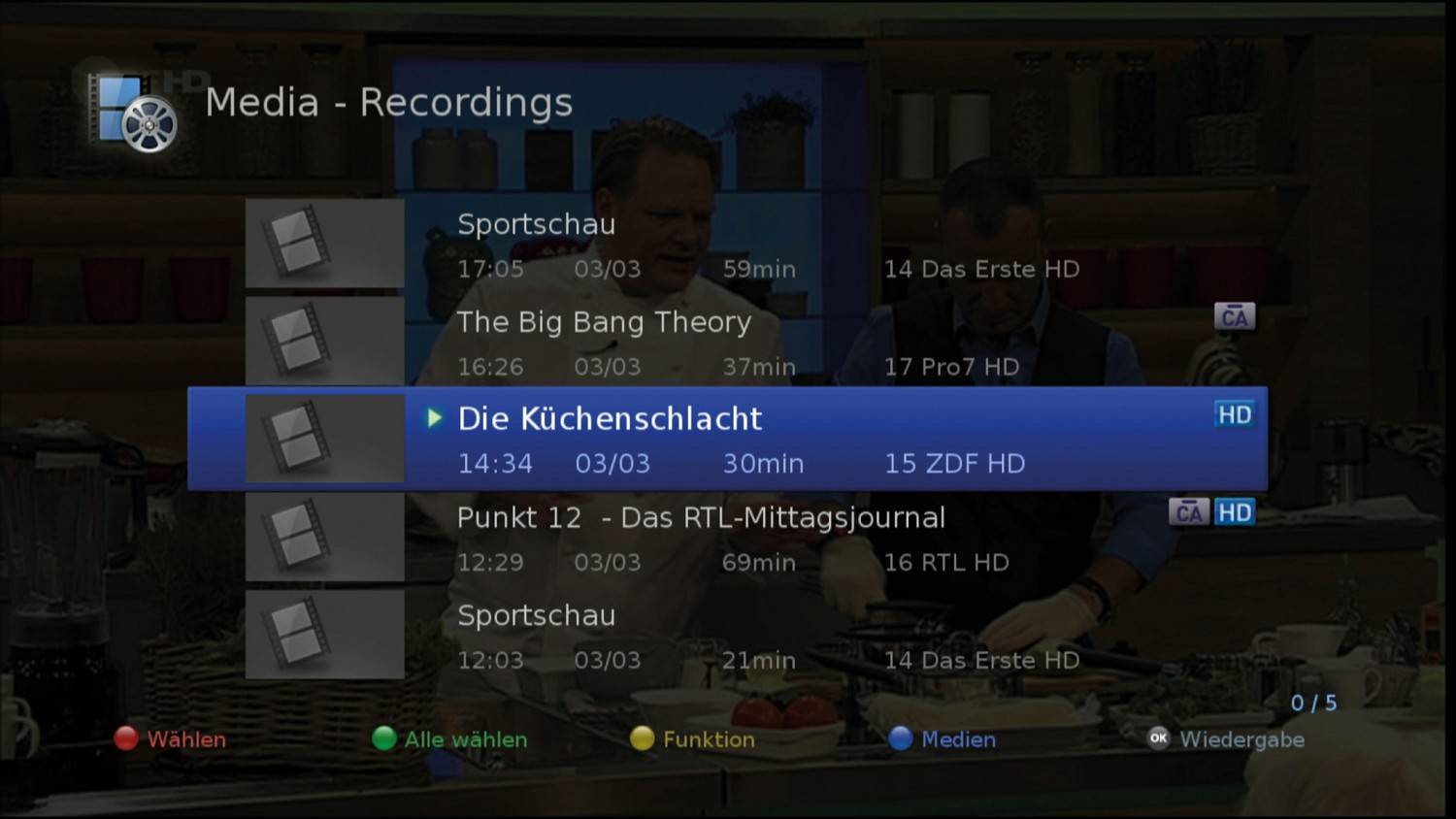 Interaktives Antennenfernsehen: Humax HD NANO T2, Bild 5 DVB-T Receiver ohne Festplatte Humax HD NANO T2 im Test, Bild 5