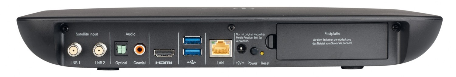 Telekom EntertainTV Sat: Telekom MediaReceiver MR601 Sat, Bild 2 DVB-T Receiver ohne Festplatte Telekom MediaReceiver MR601 Sat im Test, Bild 2