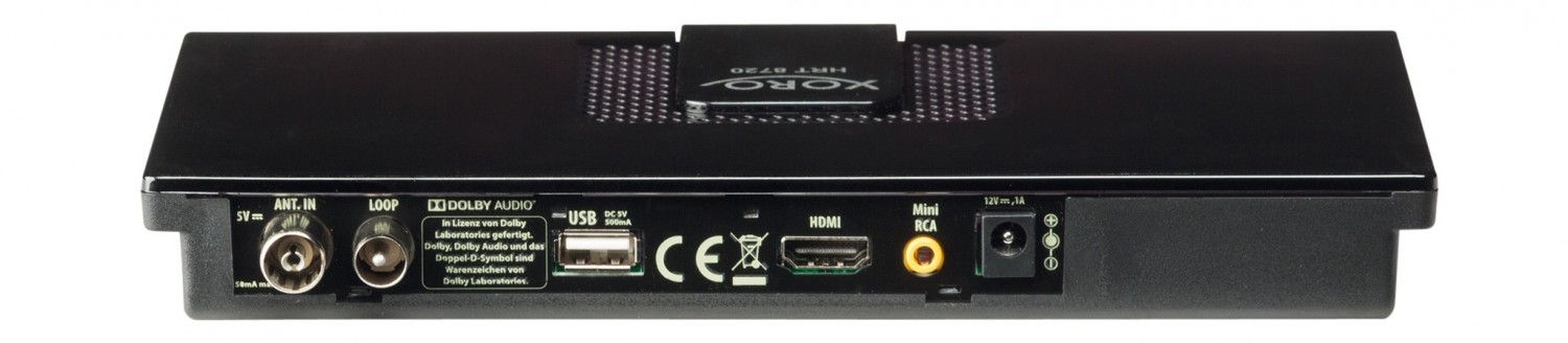 HDTV-Premiere über Antenne: Xoro HRT8720, Bild 3 DVB-T Receiver ohne Festplatte Xoro HRT8720 im Test, Bild 3