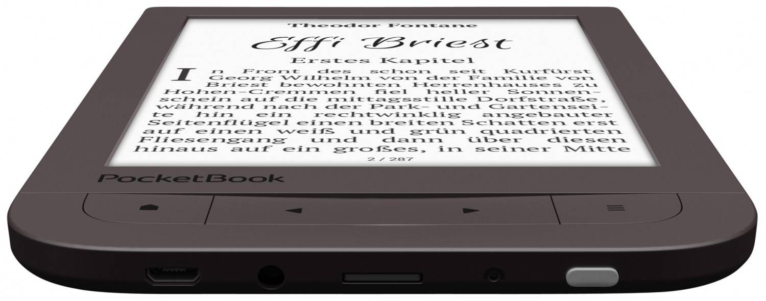 Des Readers neues Display: Pocketbook Touch HD 2, Bild 2 E-Book Reader Pocketbook Touch HD 2 im Test, Bild 2
