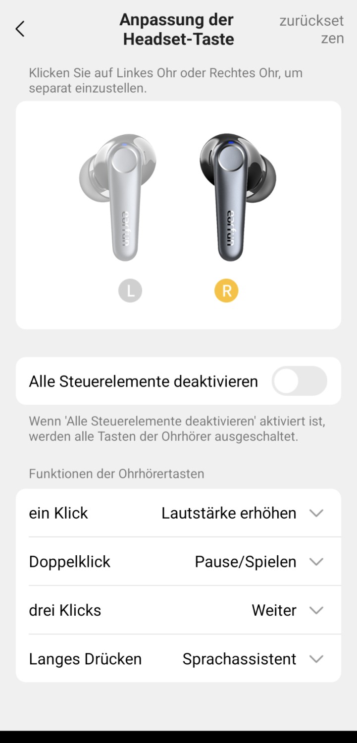 Kopfhörer InEar EarFun Air Pro 3 im Test, Bild 12